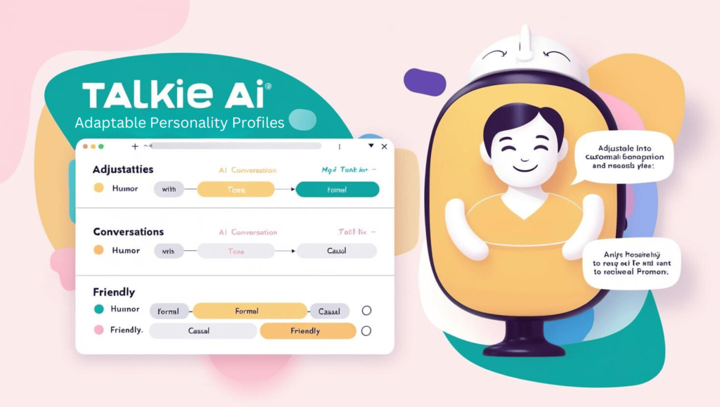 Talkie AI Adaptable Personality Profiles