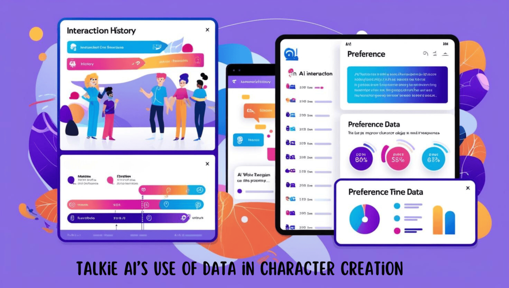 Talkie AI's Use of Data in Character Creation 