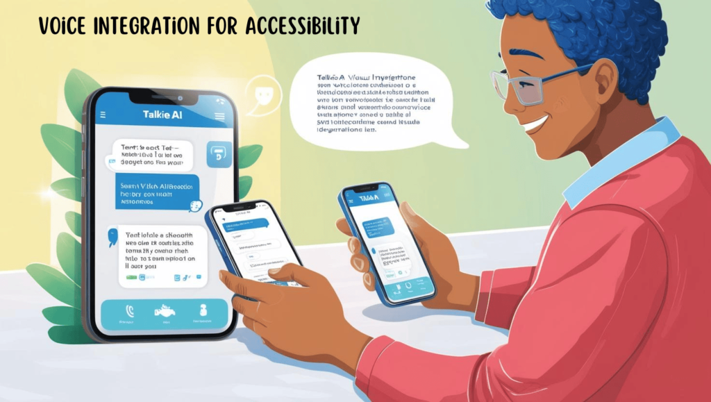 Talkie AI Voice Integration for Accessibility