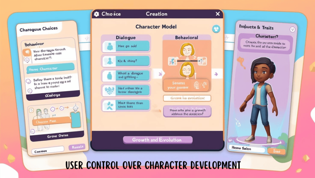 Talkie AI User Control Over Character Development
