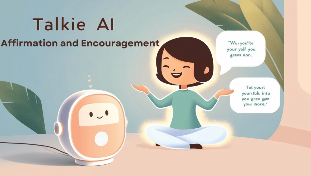 Talkie AI Affirmation and Encouragement
