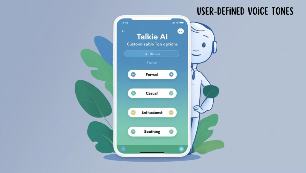 Talkie AI User-Defined Voice Tones
