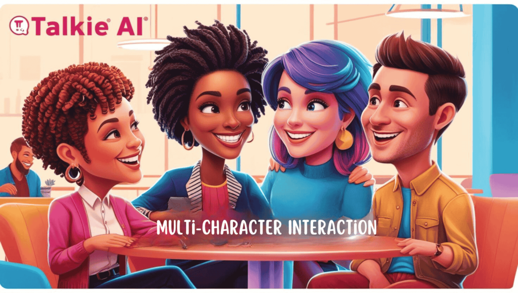 Talkie AI Multi-Character Interaction
