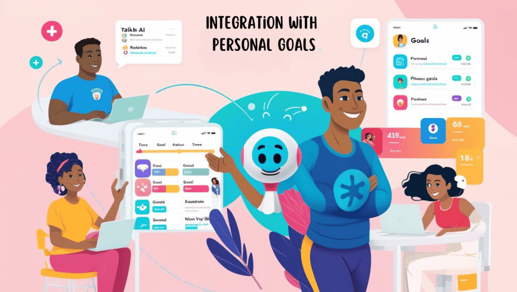 Talkie AI Integration with Personal Goals