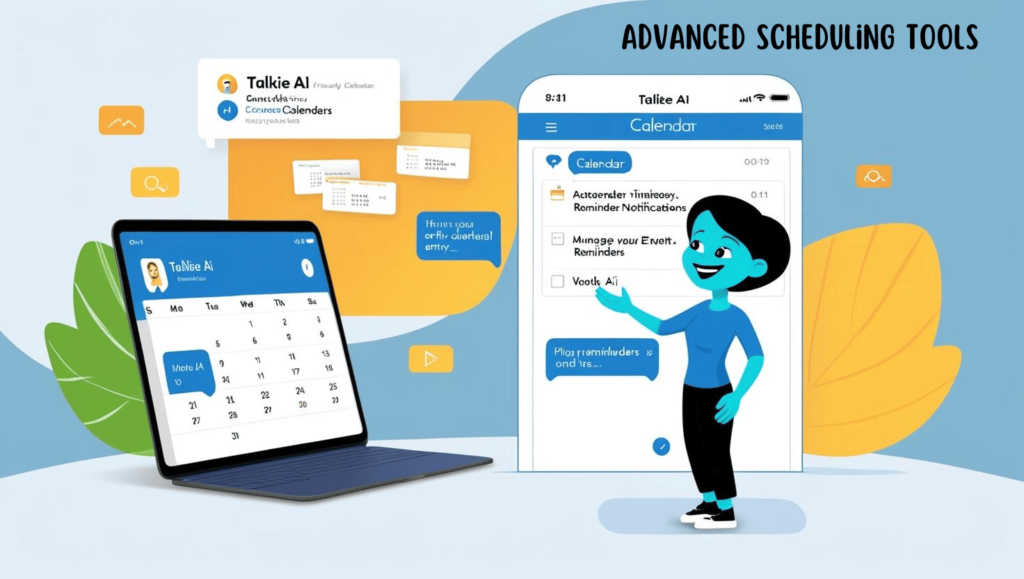 Talkie AI Advance Scheduling Tools