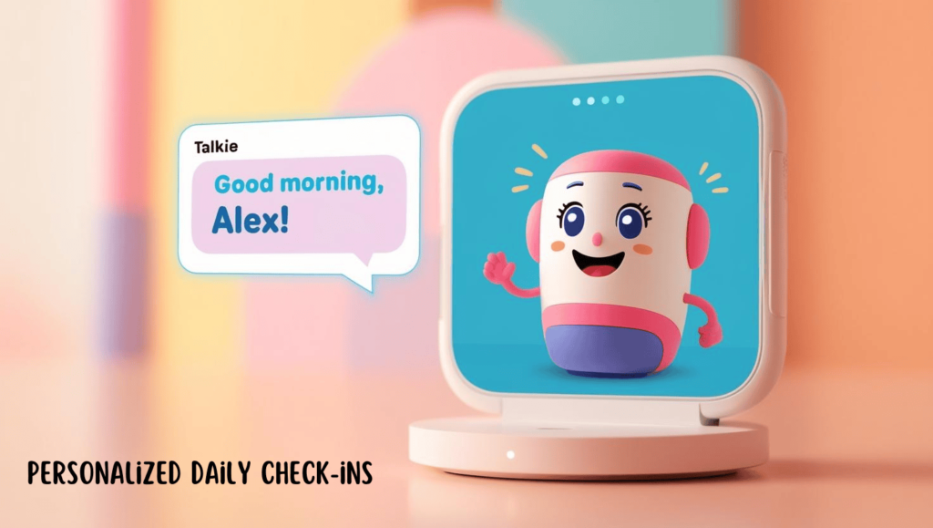 Talkie AI Personalized Daily Check-ins
