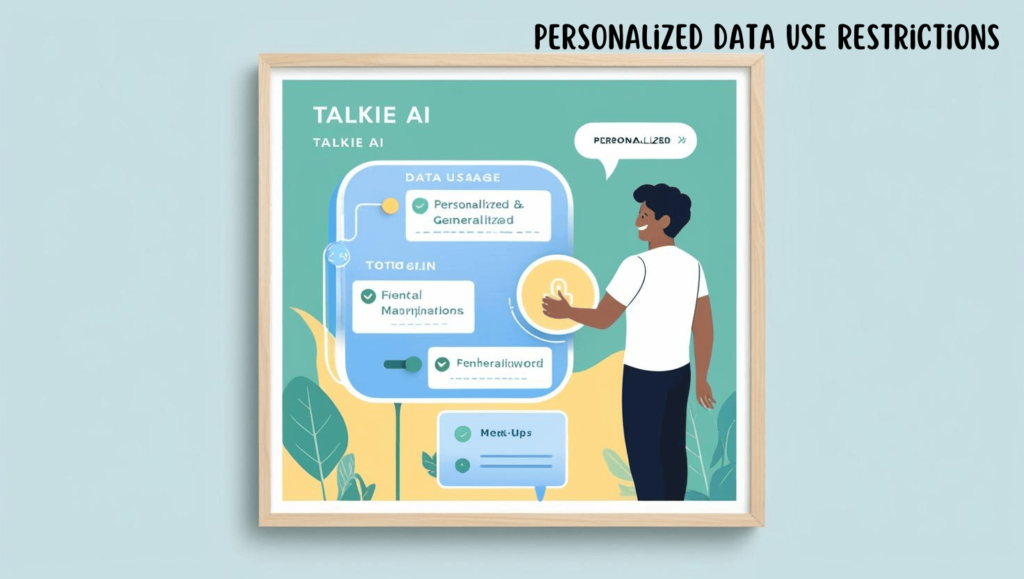 Talkie AI Personalized Data Use Restrictions