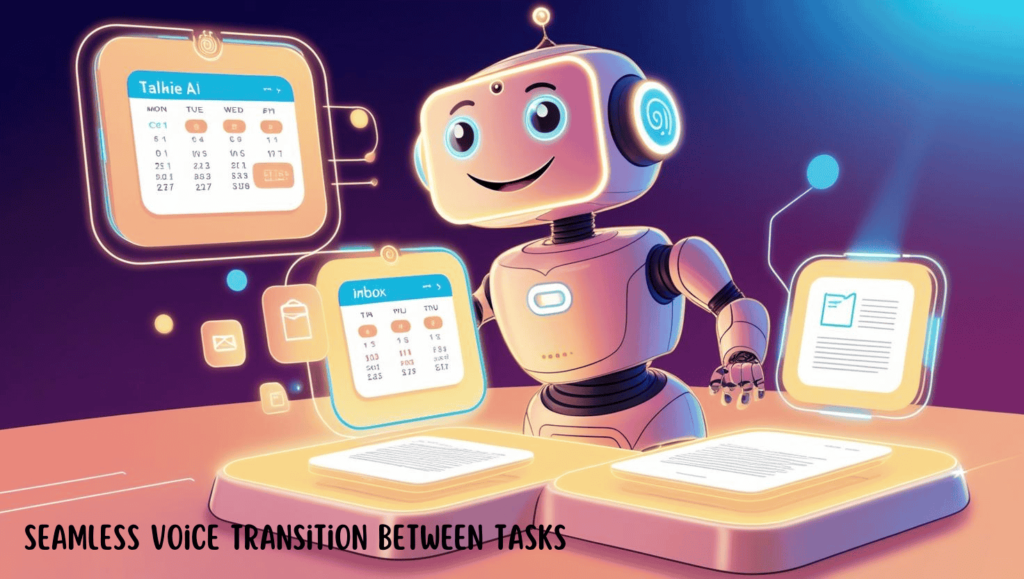 Talkie AI Seamless Voice Transition Between Tasks