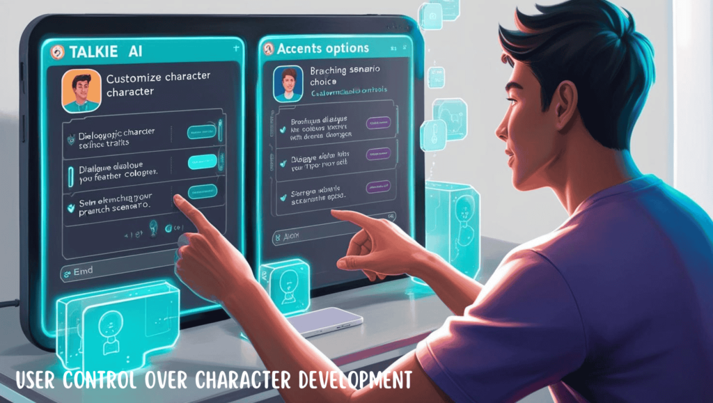 Talkie AI User Control Over Character Development