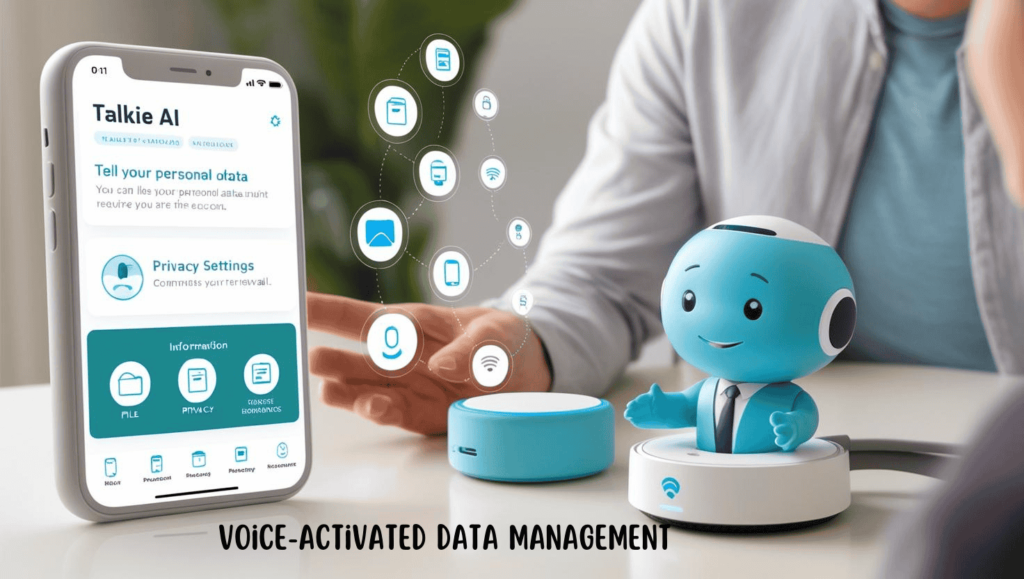 Talkie AI Voice-Activated Data Management