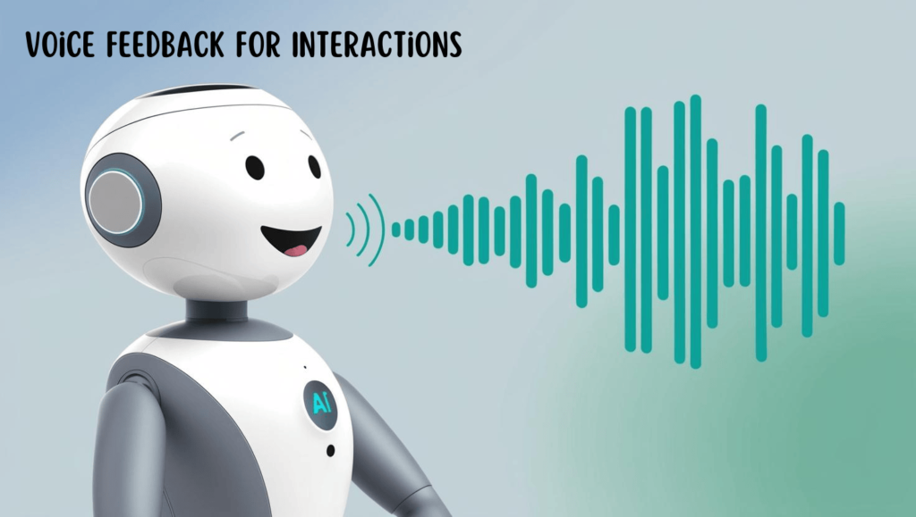 Talkie AI Voice Feedback for Interactions